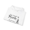 Hoodie blanc moi jreponds merde