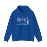 Hoodie bleu royal moi jreponds merde
