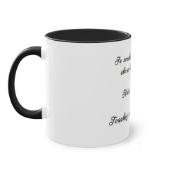 Mug noir je voulais écrire quelque chose