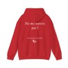 Hoodie - sweat à capuche rouge ne me suivez pas moi aussi homme