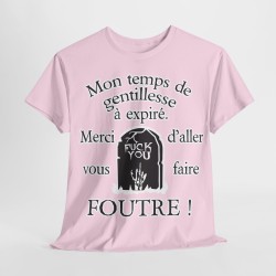 T-shirt rose mon temps de Gentillesse