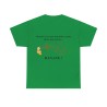 T-shirt vert irlandais mon dos n'est pas une boite vocale.