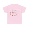 T-shirt rose mon dos n'est pas une boite vocale.