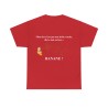 T-shirt rouge mon dos n'est pas une boite vocale.