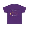 T-shirt violet mon dos n'est pas une boite vocale.