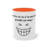 Mug orange si dans la vie tu n'as pas de bol