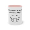 Mug rose si dans la vie tu n'as pas de bol