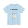 t-shirt bleu ciel du jeu de la poule