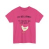 t-shirt rose du jeu de la poule
