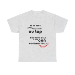 t-shirt cendre peux pas être toujours au top