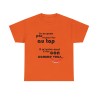 t-shirt orange peux pas être toujours au top