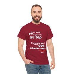 homme avec t-shirt cardinal peux pas être toujours au top