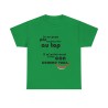 t-shirt vert irlandais peux pas être toujours au top