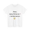 T-shirt blanc perso, mon p'tit truc en +