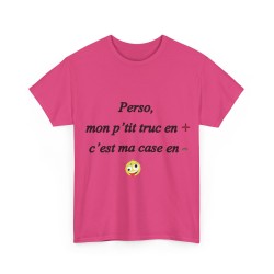T-shirt fuchsia perso, mon p'tit truc en +