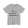 T-shirt gris perso, mon p'tit truc en +