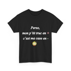 T-shirt noir perso, mon p'tit truc en +