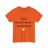 T-shirt orange perso, mon p'tit truc en +
