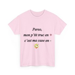 T-shirt rose perso, mon p'tit truc en +