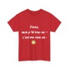 T-shirt rouge perso, mon p'tit truc en +