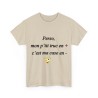 T-shirt sable perso, mon p'tit truc en +