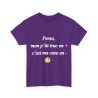 T-shirt violet perso, mon p'tit truc en +