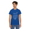 homme avec T-shirt bleu royal A part moi ... y a-t-il une chose