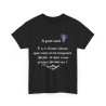 T-shirt noir A part moi ... y a-t-il une chose