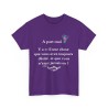 T-shirt violet A part moi ... y a-t-il une chose