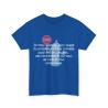 T-shirt royal unisexe je vous rappelle que l'usage du préservatif