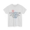 T-shirt cendre unisexe je vous rappelle que l'usage du préservatif