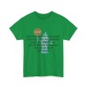 T-shirt vert unisexe je vous rappelle que l'usage du préservatif