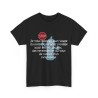 T-shirt noir unisexe je vous rappelle que l'usage du préservatif