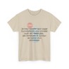 T-shirt sable unisexe je vous rappelle que l'usage du préservatif