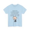 T-shirt bleu ciel aujourd'hui j'ai décidé
