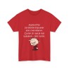 T-shirt rouge aujourd'hui j'ai décidé