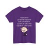 T-shirt violet aujourd'hui j'ai décidé