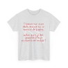 T-shirt cendre si jamais mon corps