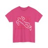 T-shirt fuchsia si jamais mon corps