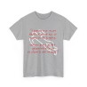 T-shirt gris si jamais mon corps