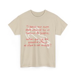 T-shirt sable si jamais mon corps