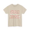T-shirt sable si jamais mon corps