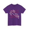 T-shirt violet si jamais mon corps