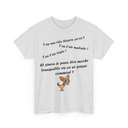 T-shirt cendre t'as l'air malade