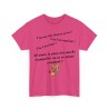 T-shirt fuchsia t'as l'air malade