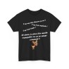 T-shirt noir t'as l'air malade