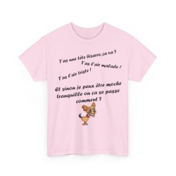 T-shirt rose t'as l'air malade