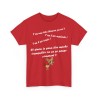 T-shirt rouge t'as l'air malade