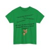 T-shirt vert t'as l'air malade
