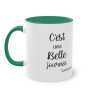 Mug vert foncé c'est une belle journée